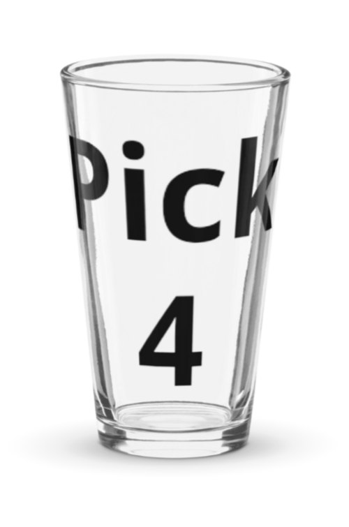 Any 4 Shaker pint glasses