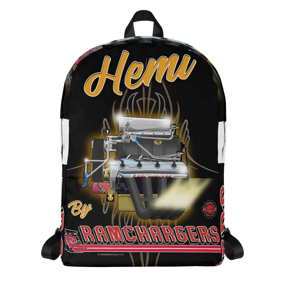 Top Fuel Hemi Engine Backpack