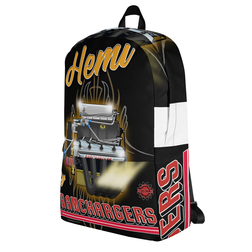 Top Fuel Hemi Engine Backpack