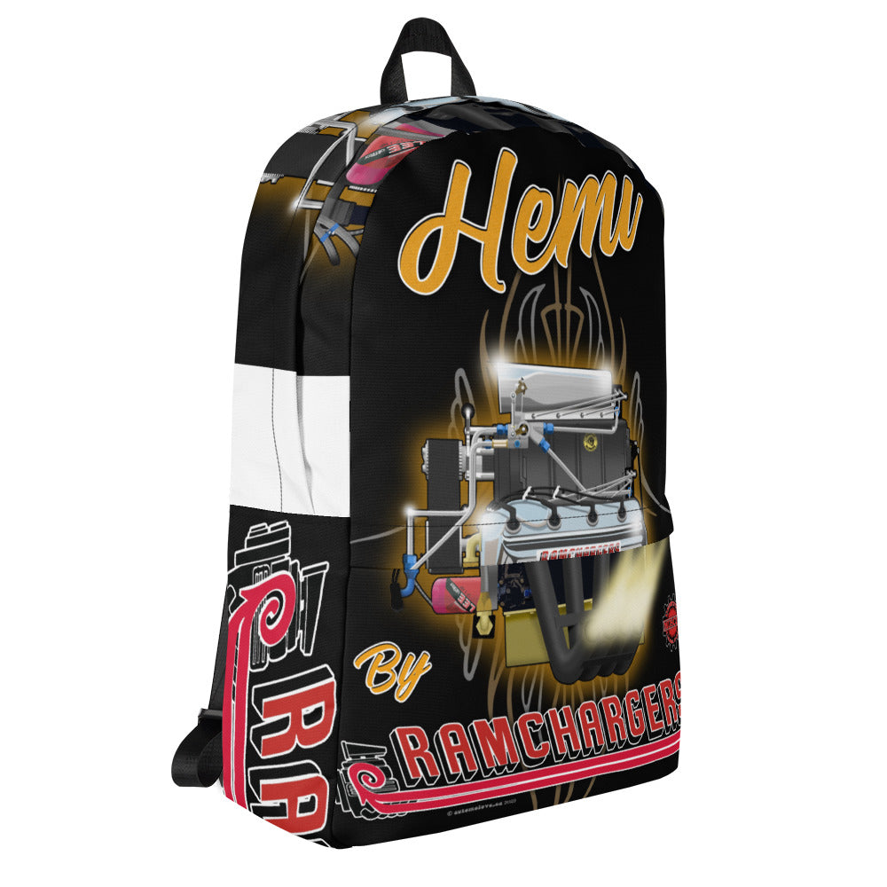 Top Fuel Hemi Engine Backpack