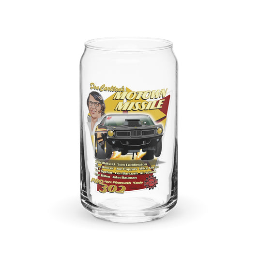 Motown Missile Cuda Can-shaped glass