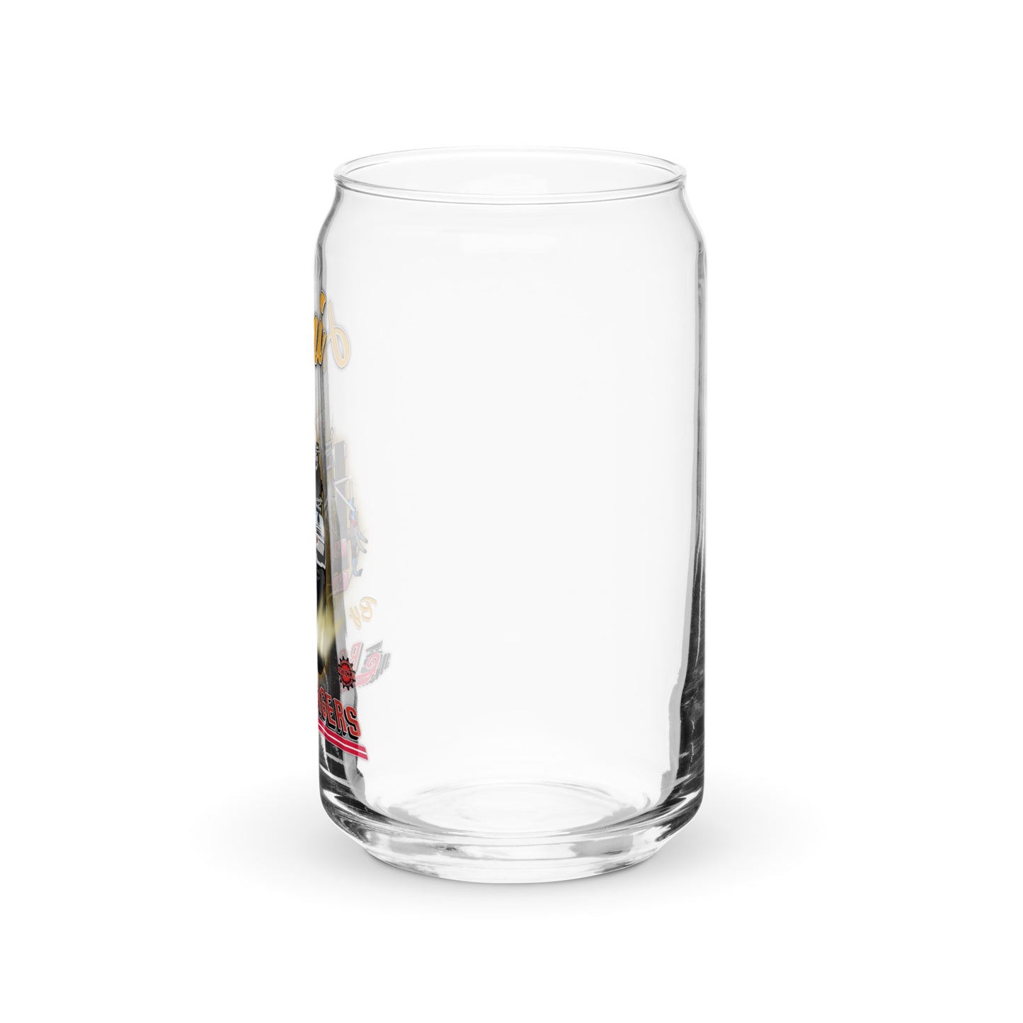 Top Fuel Hemi Engine Can-shaped glass