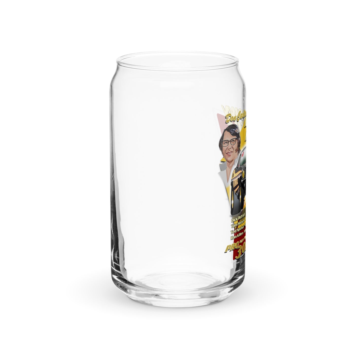 Motown Missile Cuda Can-shaped glass