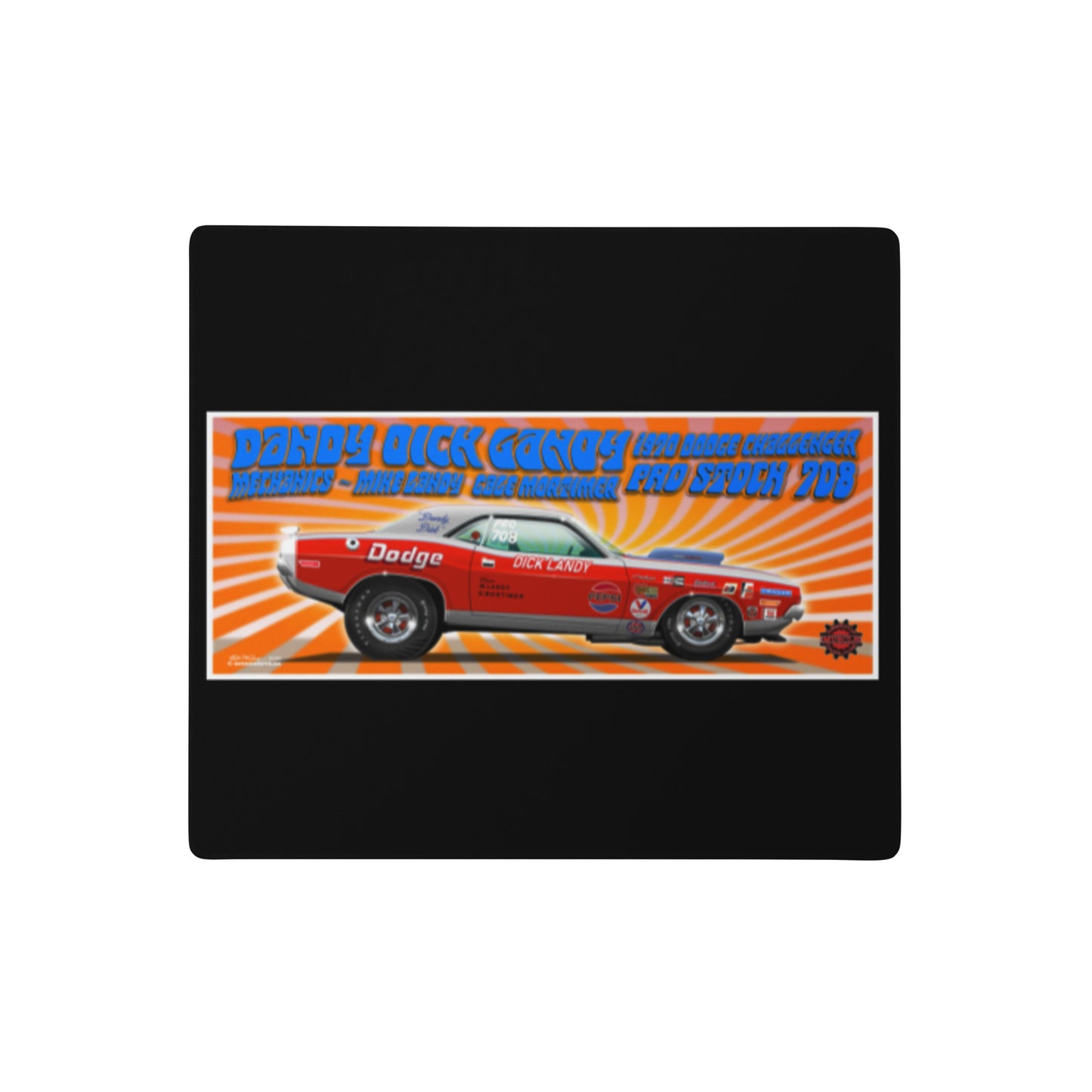 Dick Landy 1970 Challenger Gaming mouse pad
