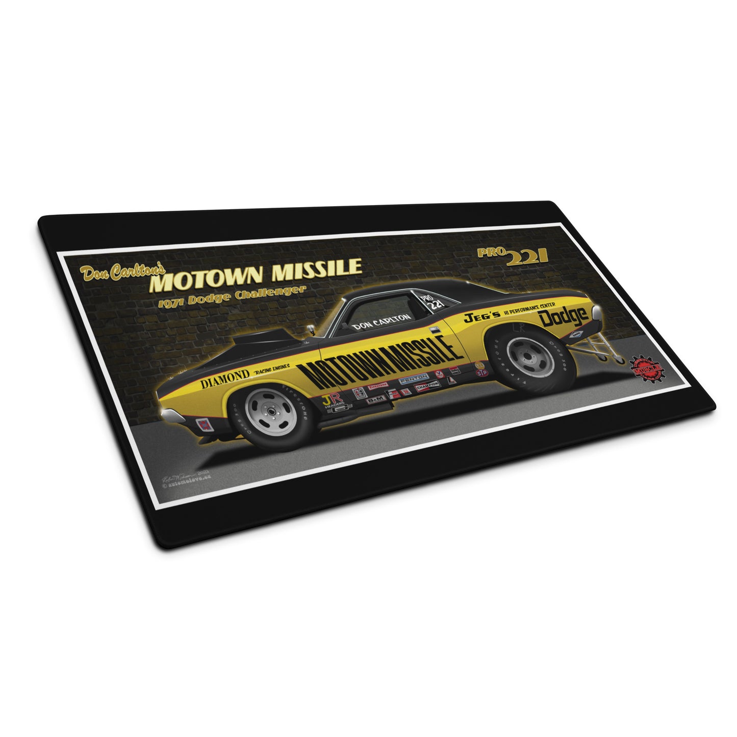 Motown Missile Challenger Gaming mouse pad