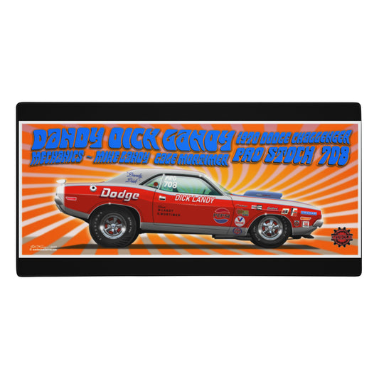 Dick Landy 1970 Challenger Gaming mouse pad