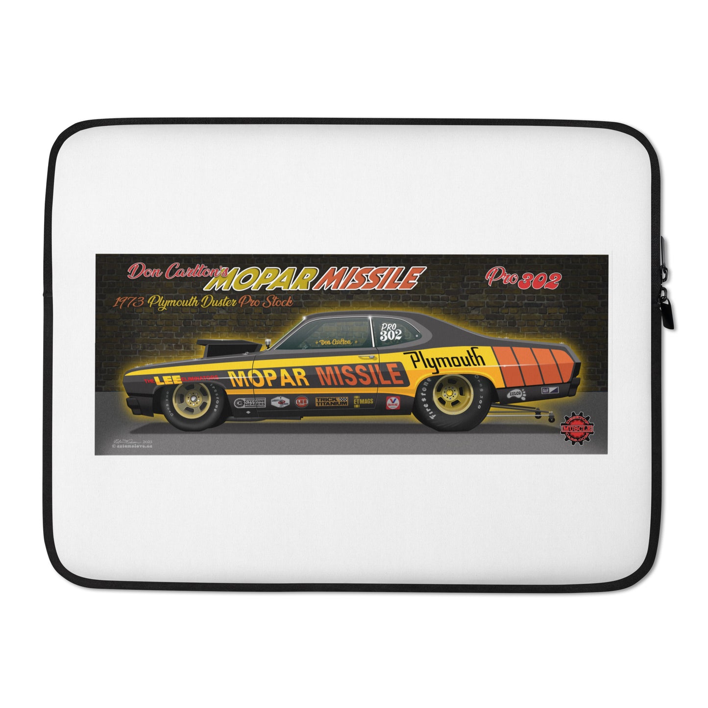 Motown Missile Duster Wire Car Laptop Sleeve