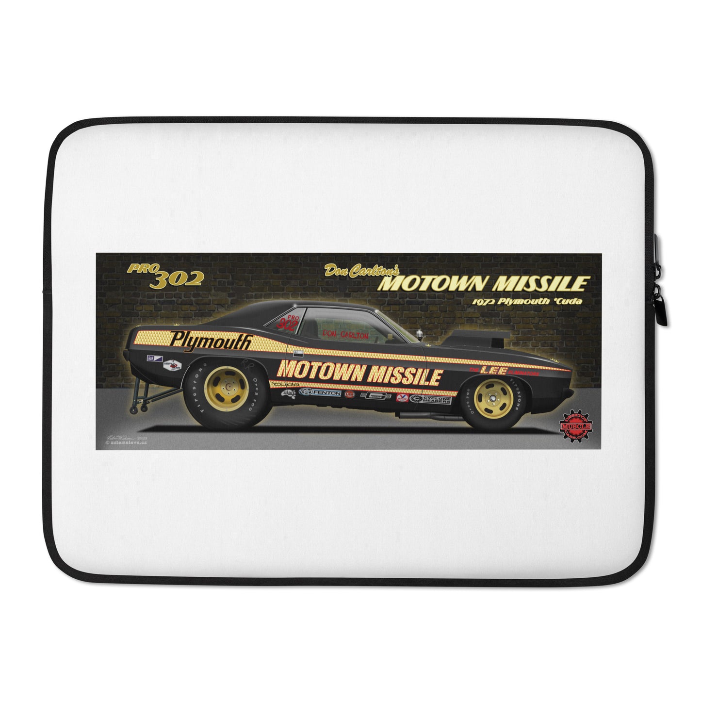 Mopar Missile Cuda Laptop Sleeve