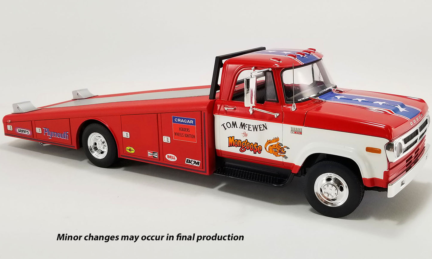 Tom The Mongoose McEwen 1:18 Scale Acme Ramp Truck