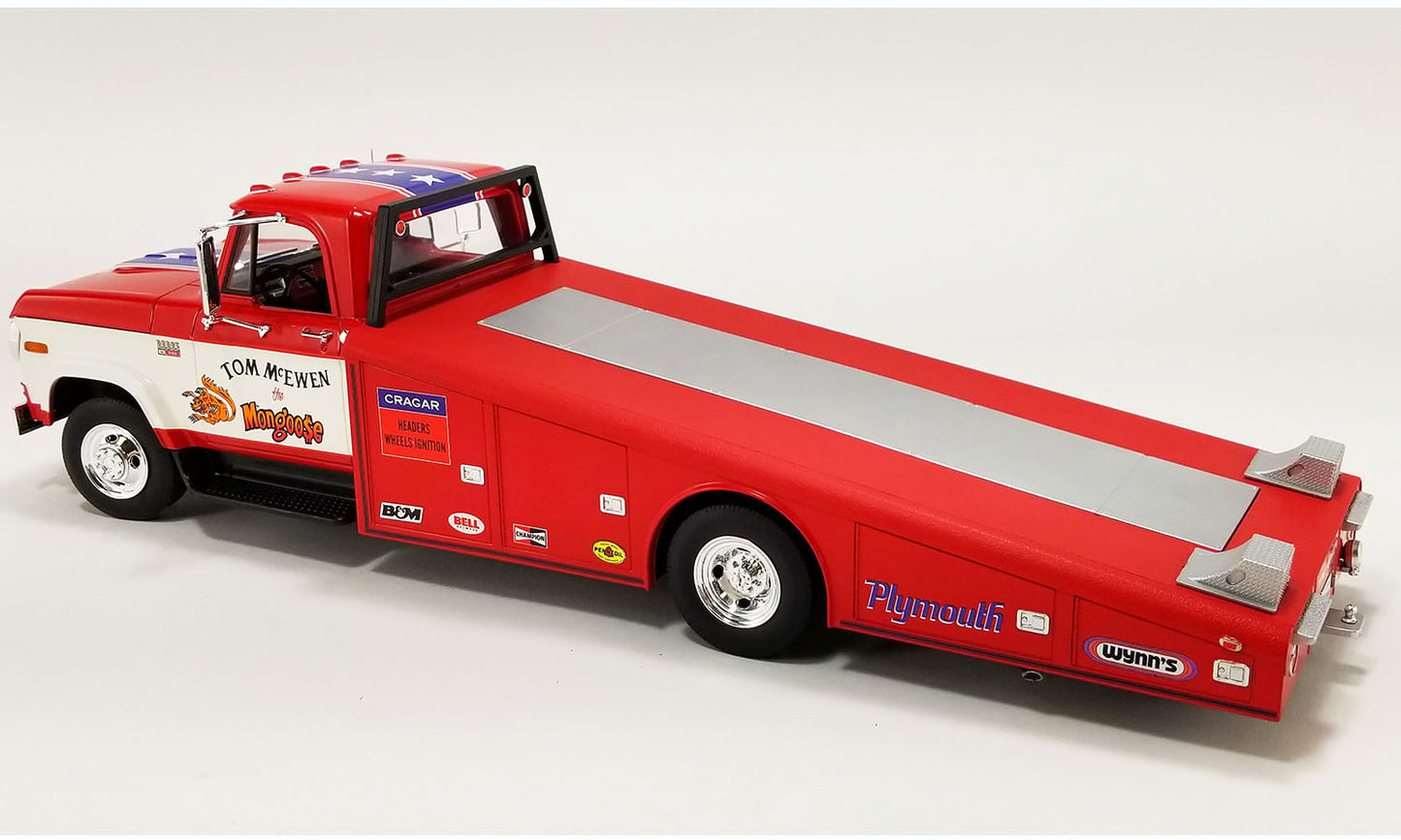 Tom The Mongoose McEwen 1:18 Scale Acme Ramp Truck