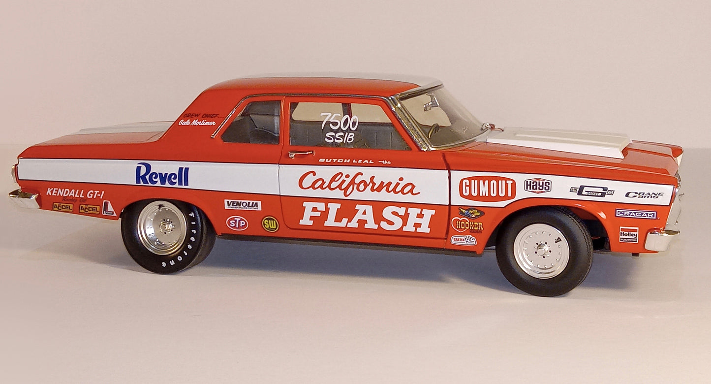 Butch Leal California Flash Belvedere I AWB, Belvedere II Revell Super Stock & Ramp Truck COMBO 1:18 Acme ALL 3 Vehicles