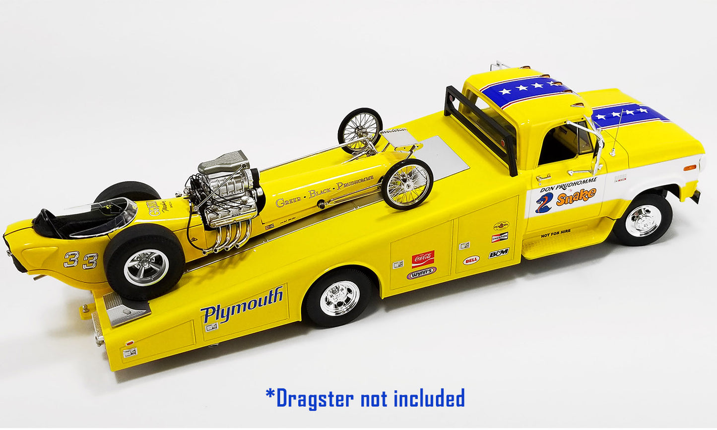 Don The Snake Prudhomme 1:18 Scale Ramp Truck Acme