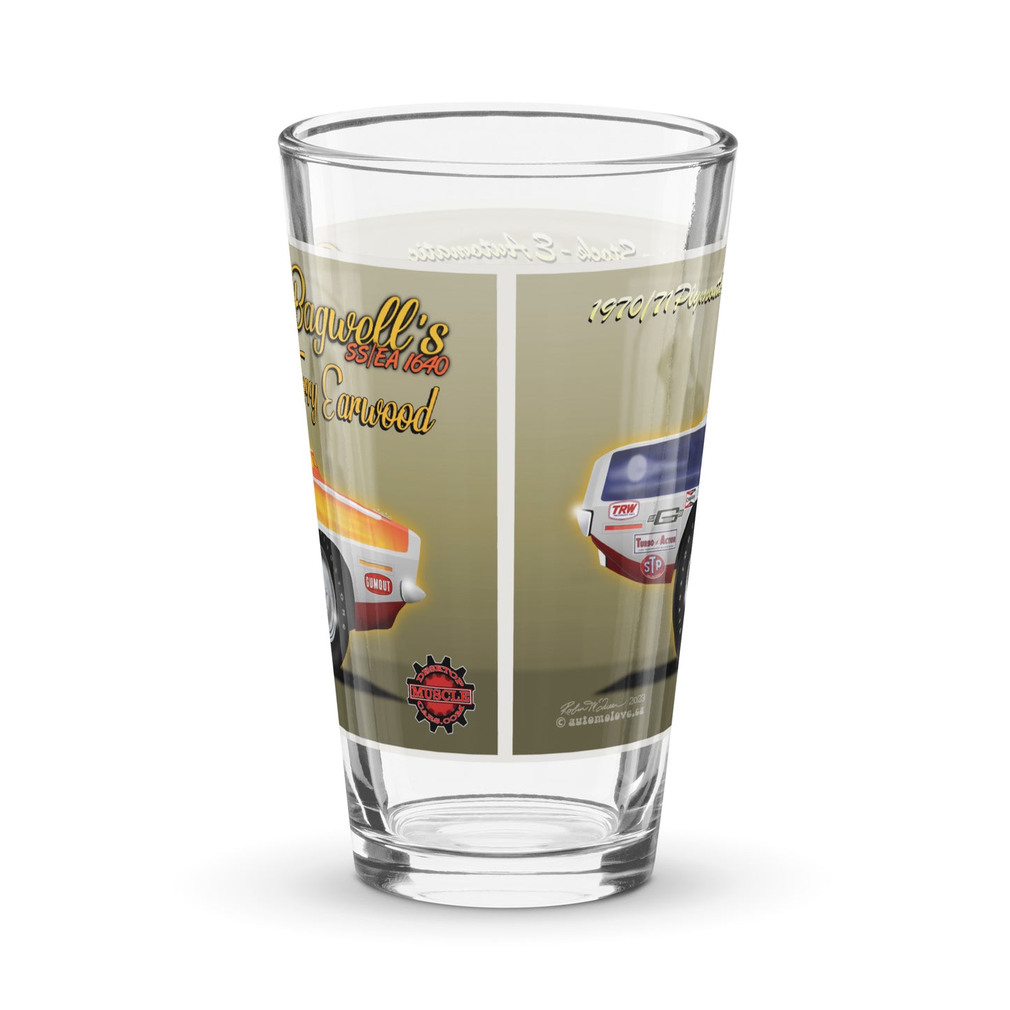 Steve Bagwell / Terry Earwood Shaker pint glass