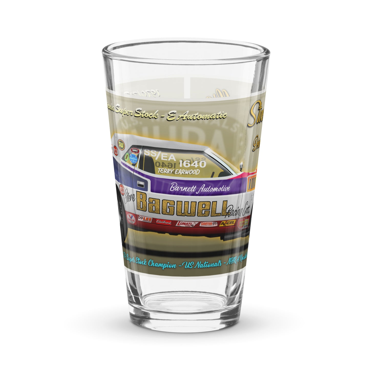 Steve Bagwell / Terry Earwood Shaker pint glass