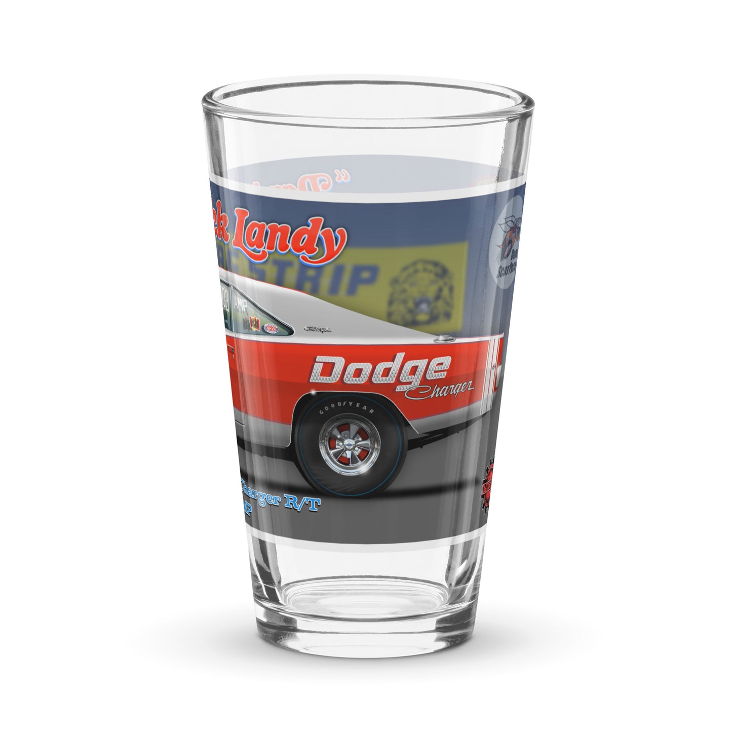 Dick Landy 1968 Charger Shaker pint glass