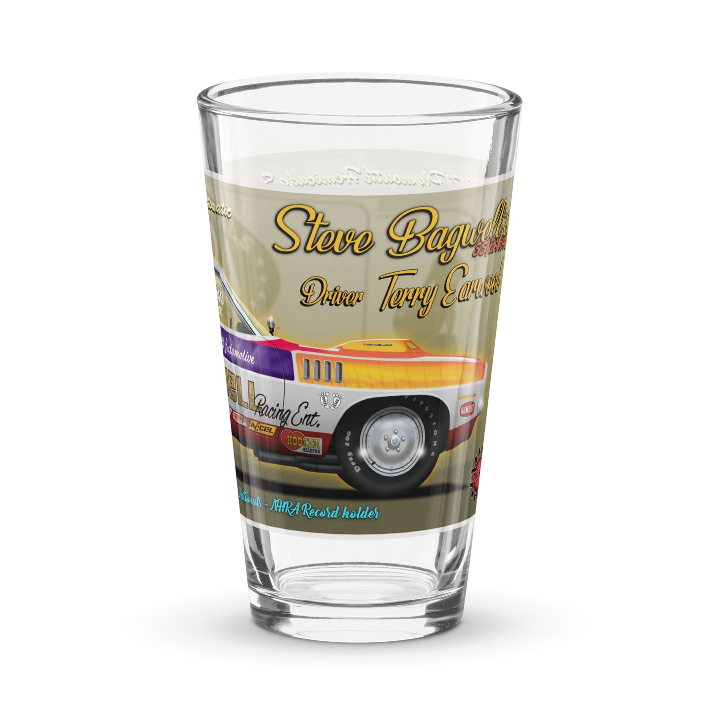 Steve Bagwell / Terry Earwood Shaker pint glass