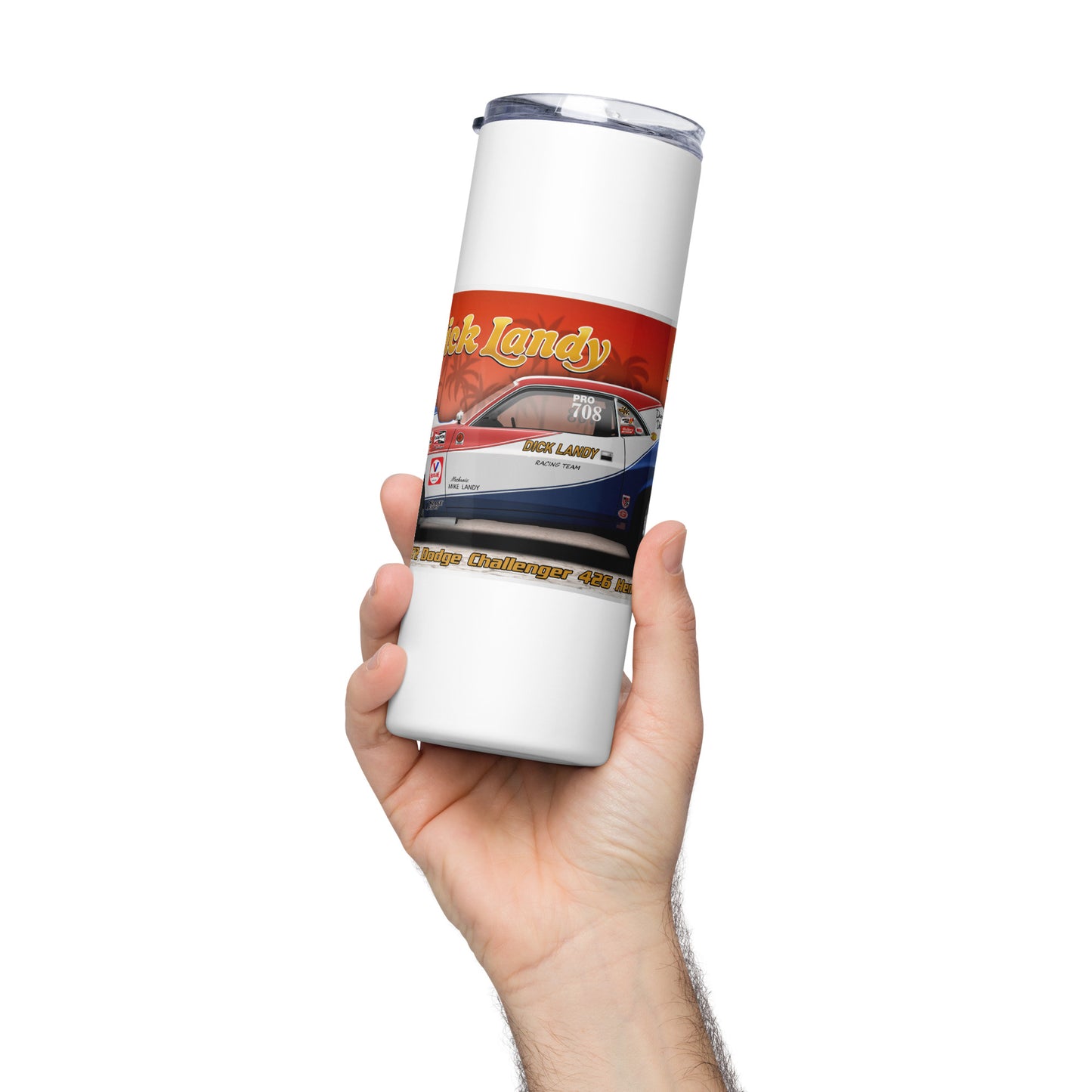 Dick Landy 1972 Challenger Stainless steel tumbler