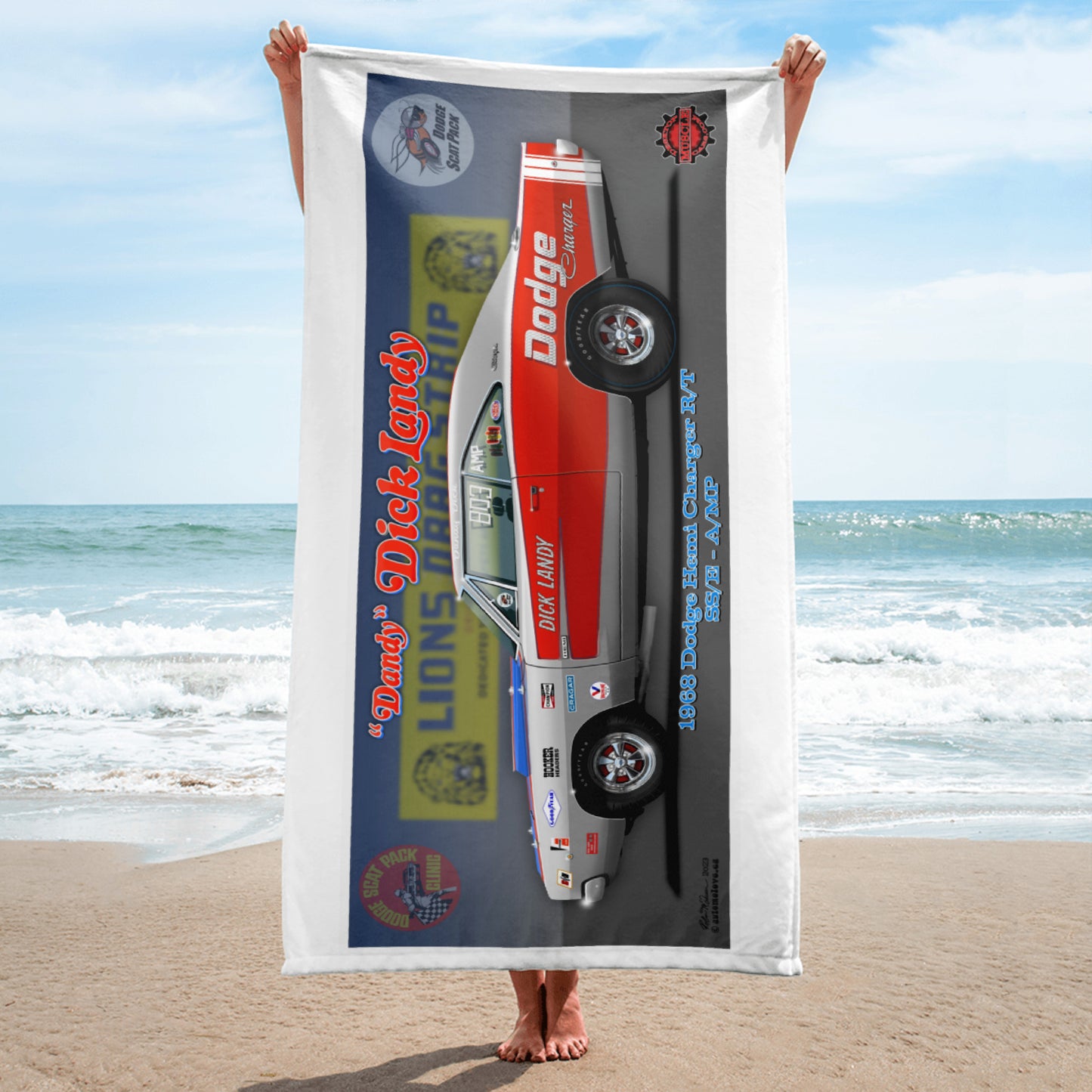 Dick Landy 1968 Charger Towel