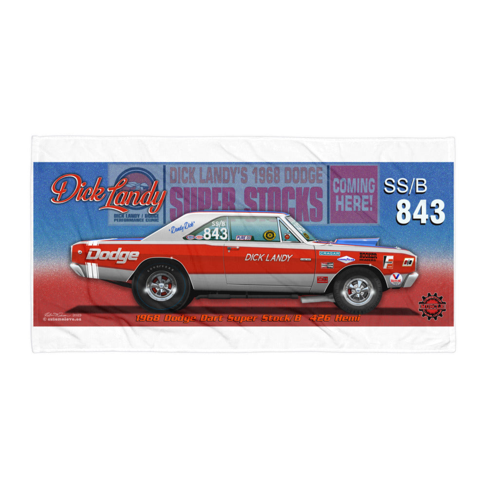 Dick Landy 1968 Dart Towel