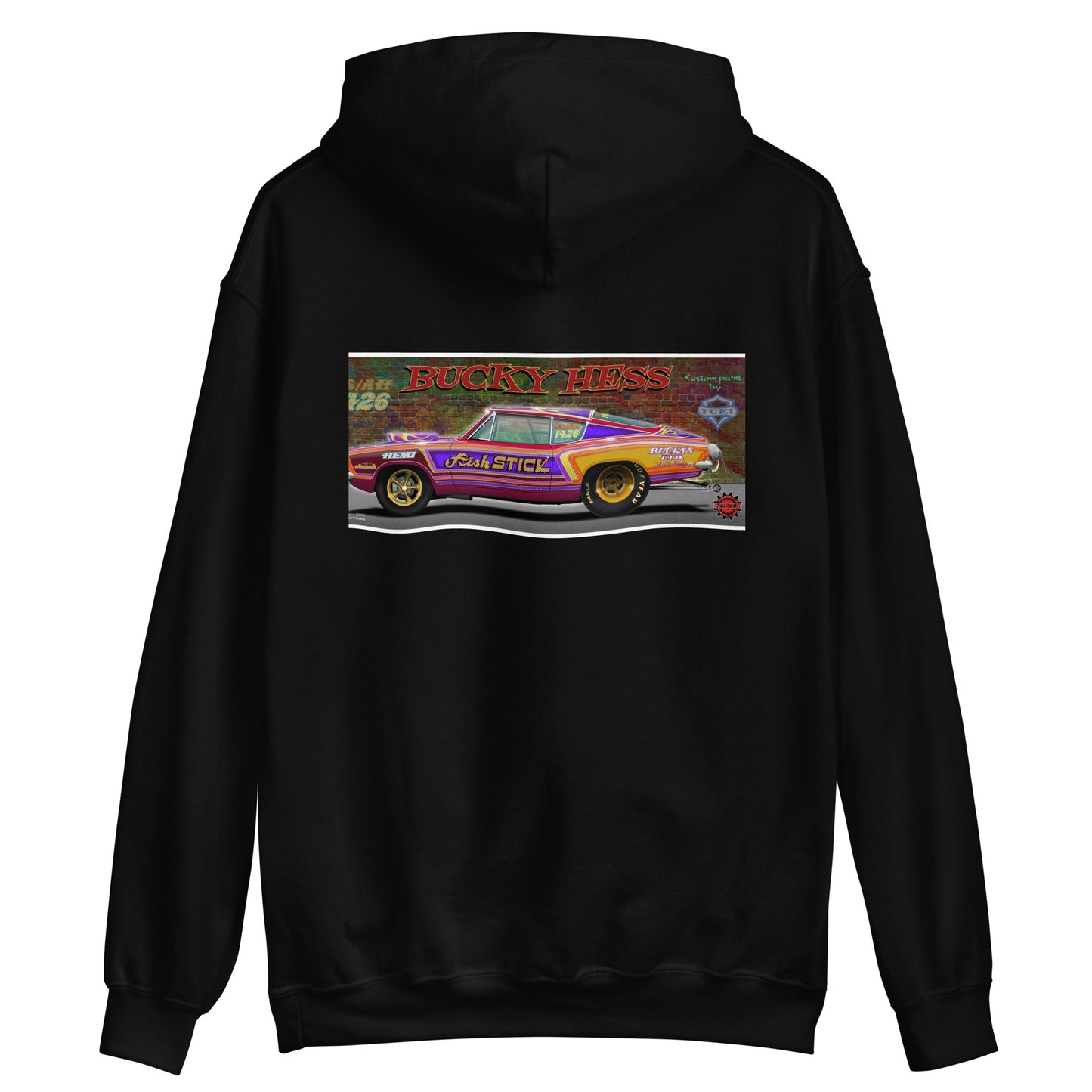Bucky Hess Fish Stick Unisex Hoodie