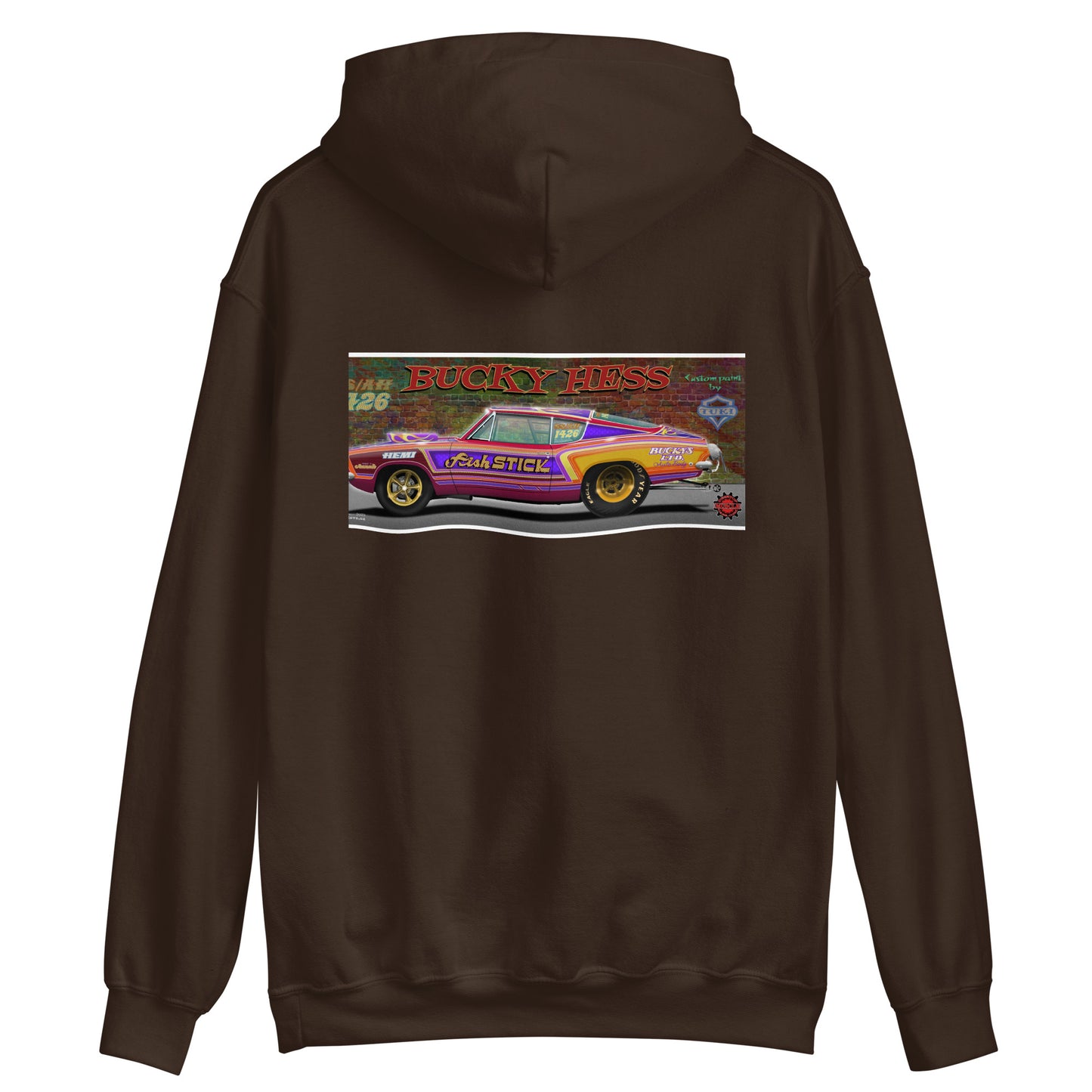 Bucky Hess Fish Stick Unisex Hoodie