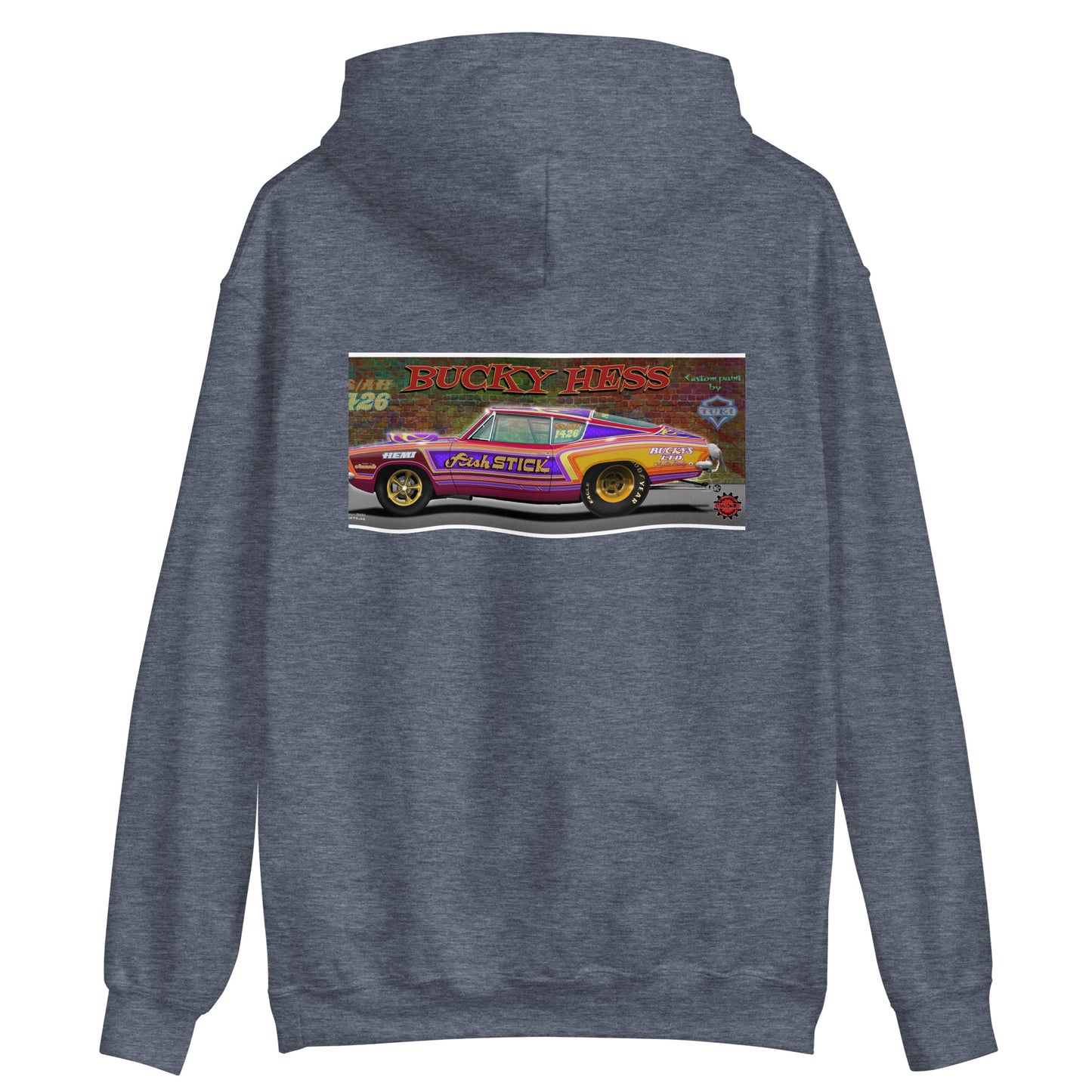 Bucky Hess Fish Stick Unisex Hoodie