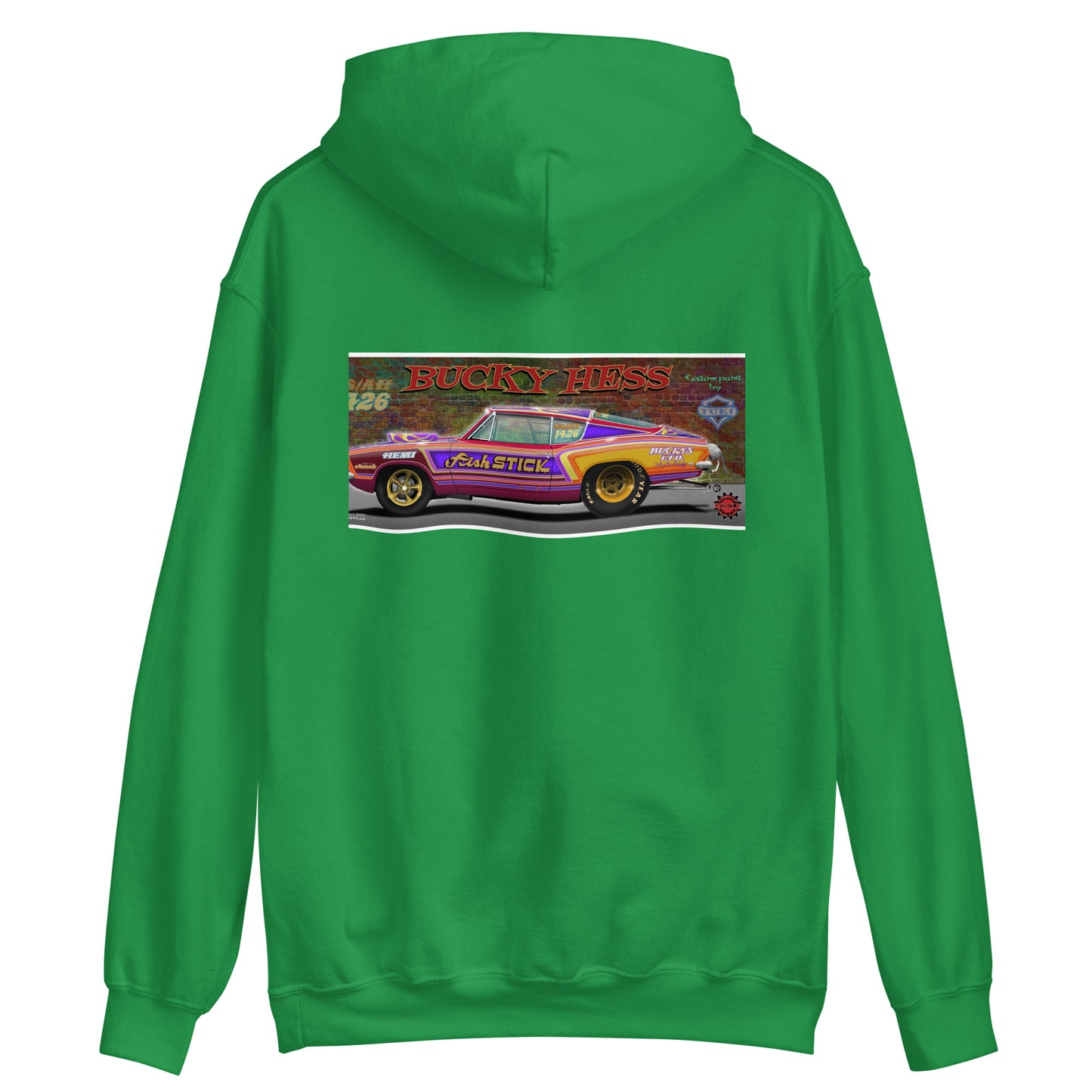 Bucky Hess Fish Stick Unisex Hoodie