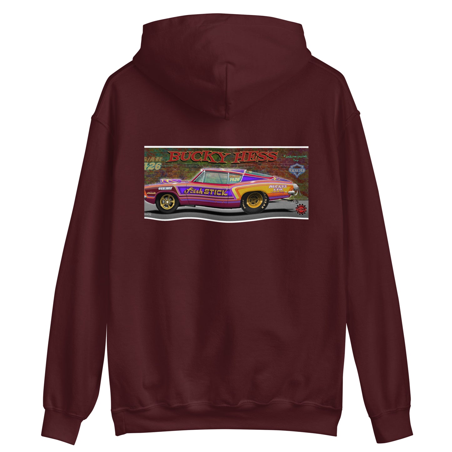 Bucky Hess Fish Stick Unisex Hoodie