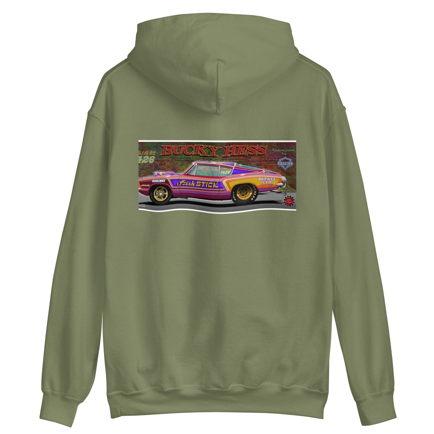 Bucky Hess Fish Stick Unisex Hoodie