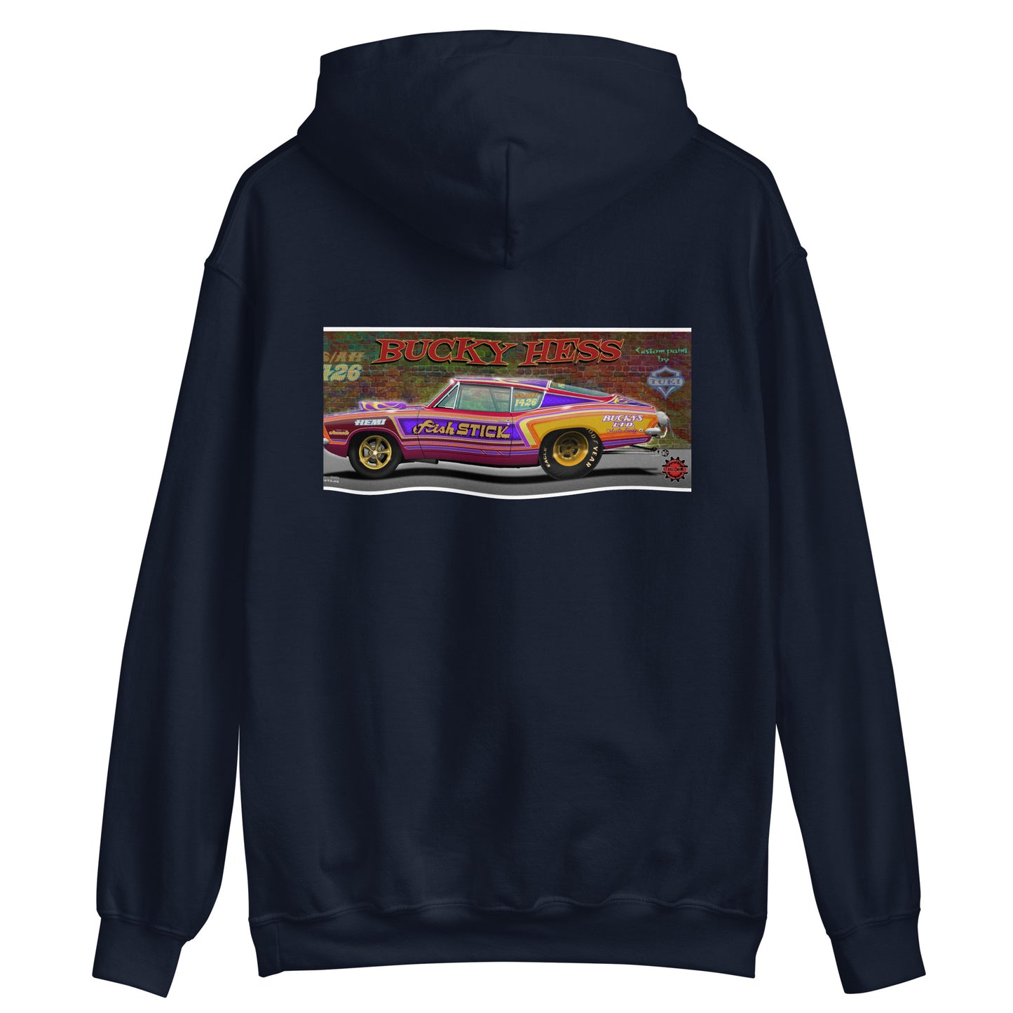 Bucky Hess Fish Stick Unisex Hoodie