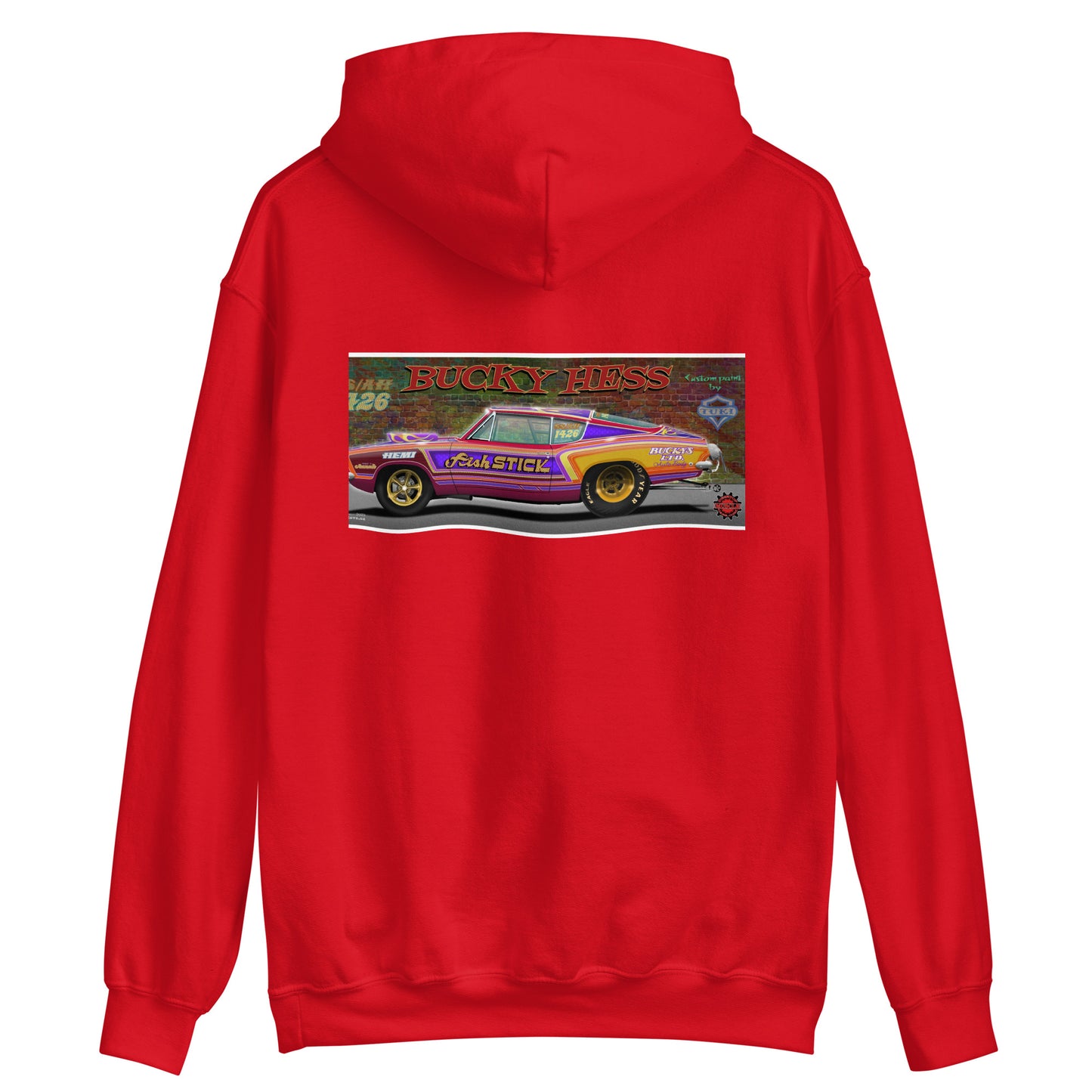 Bucky Hess Fish Stick Unisex Hoodie