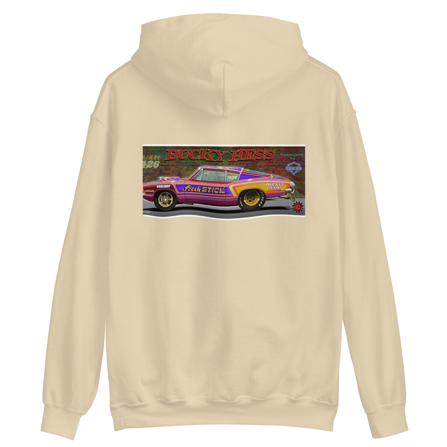 Bucky Hess Fish Stick Unisex Hoodie