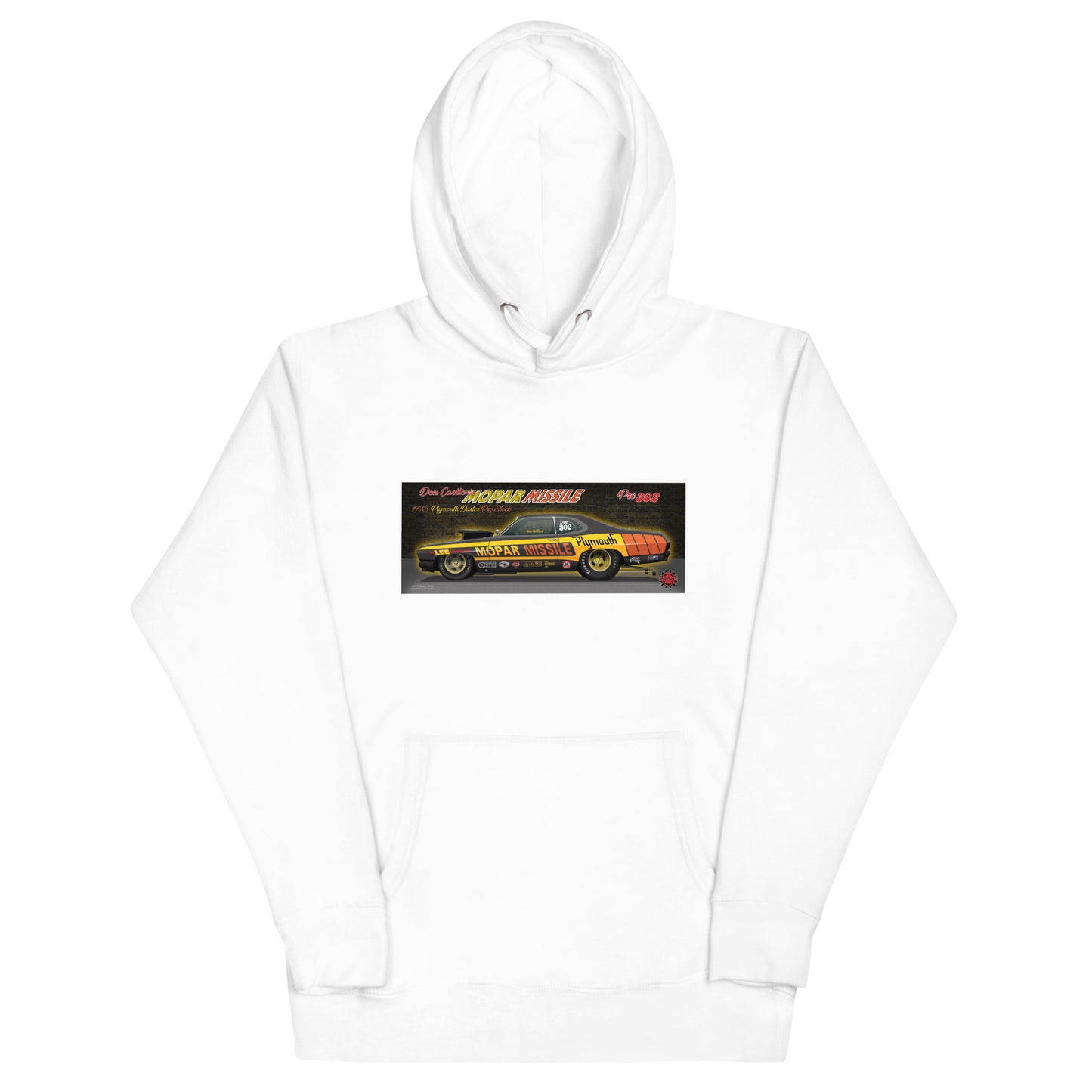 Mopar Missile Duster Wire Car Unisex Hoodie