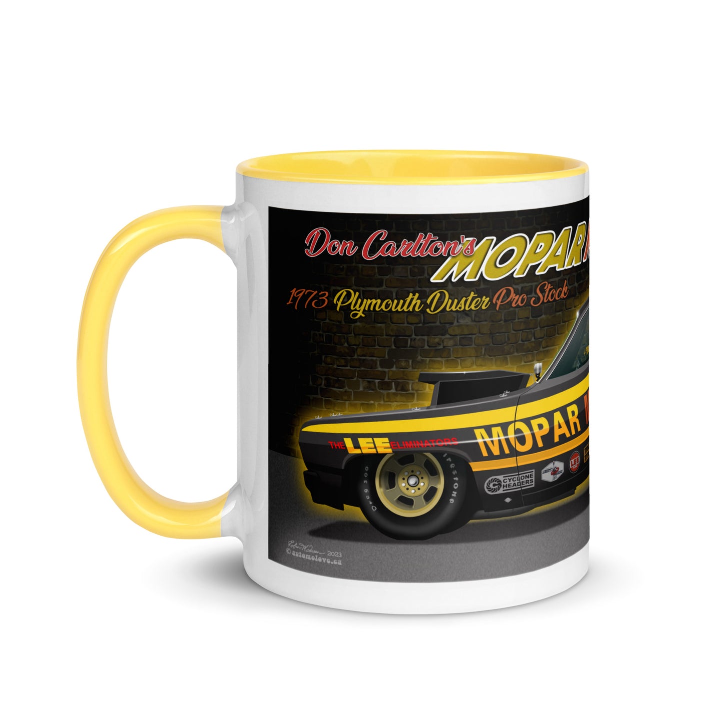 Mopar Missile Duster Wire Car Mug with Color Inside