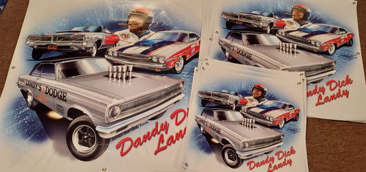 Dick Landy Collage Vinyl Banner