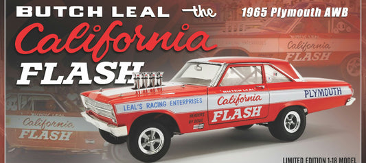 Butch Leal injected 1965 Plymouth Altered Wheelbase 1:18 Acme