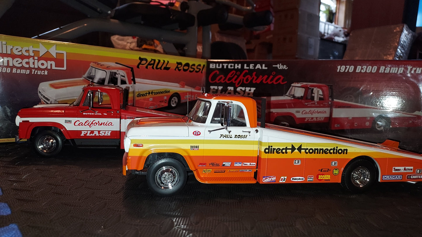 Paul Rossi Direct Connection 1970 Dodge Ramp Truck 1:18 scale Acme