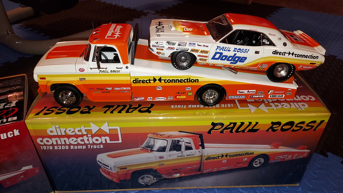 Paul Rossi Direct Connection 1970 Dodge Ramp Truck 1:18 scale Acme