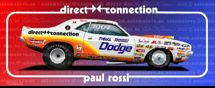 Paul Rossi 1970 Direct Connection Dodge Challenger Horizontal Banner
