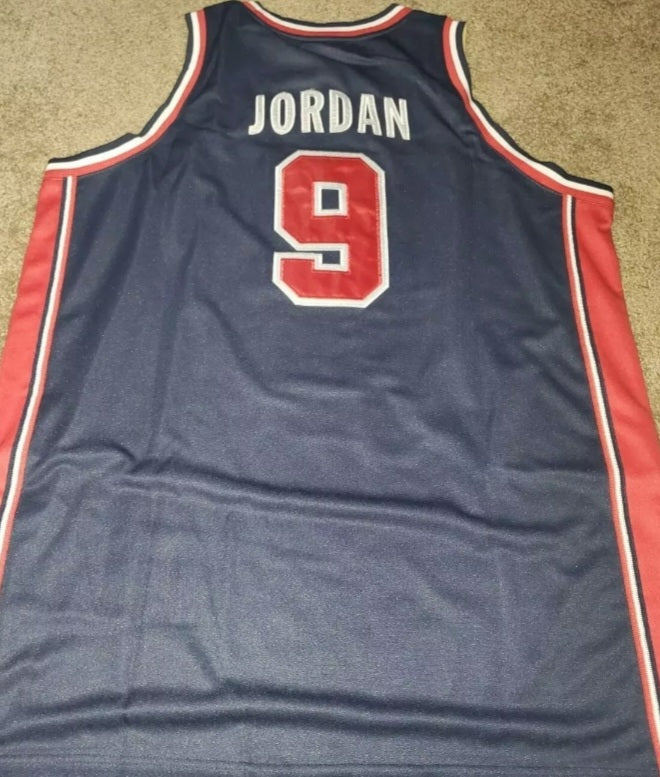 Michael Jordan Upper Deck Authenticated Signed Team USA Dream Team NIKE Jersey #90 of 209