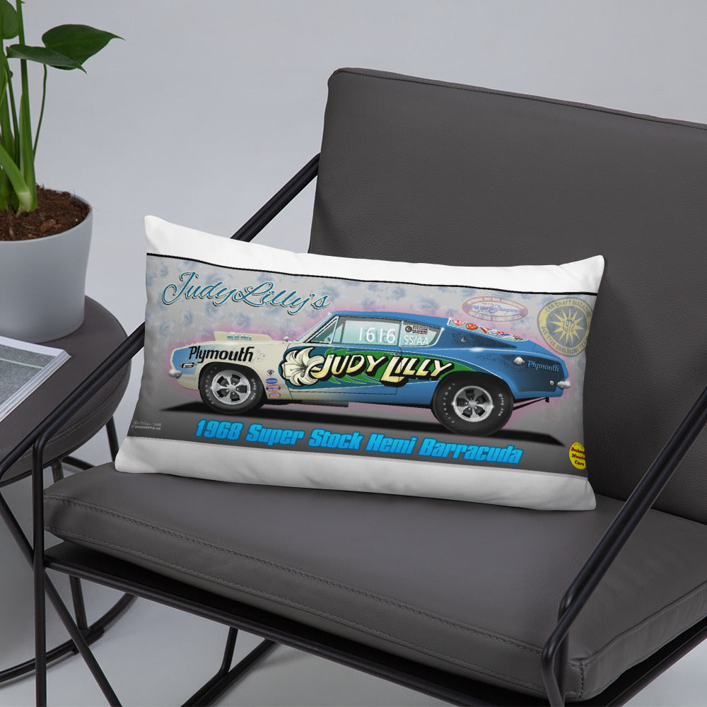 Judy Lilly Miss Mighty Mopar Basic Pillow
