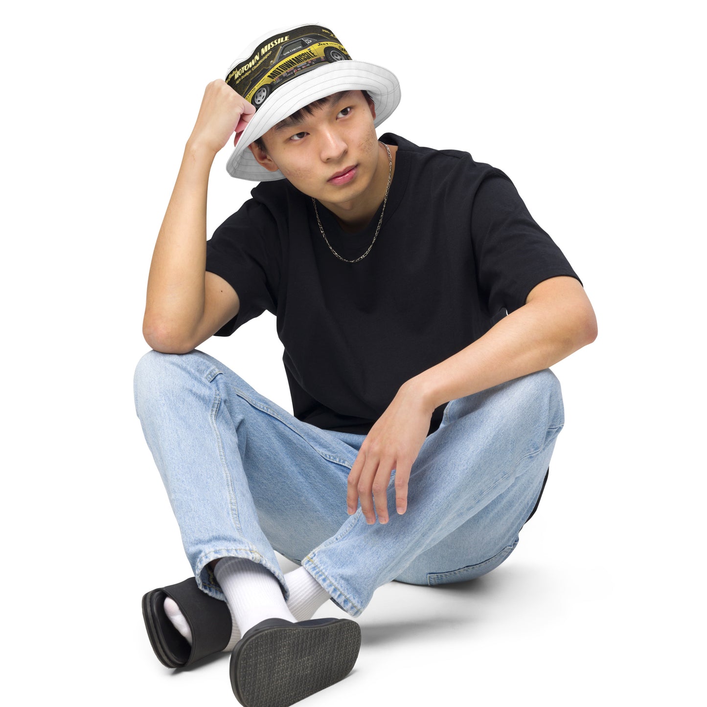 Motown Missile Challenger Reversible bucket hat