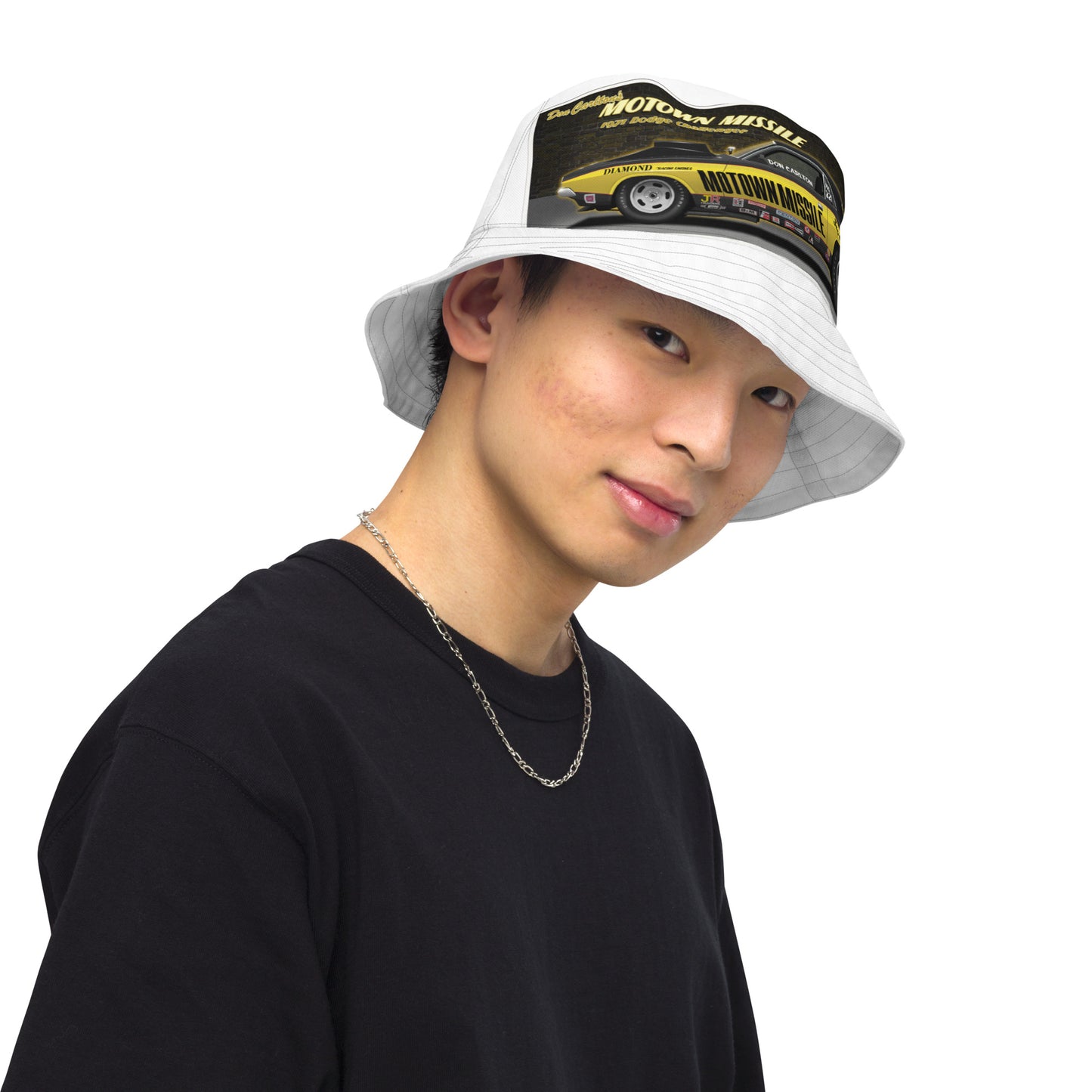 Motown Missile Challenger Reversible bucket hat