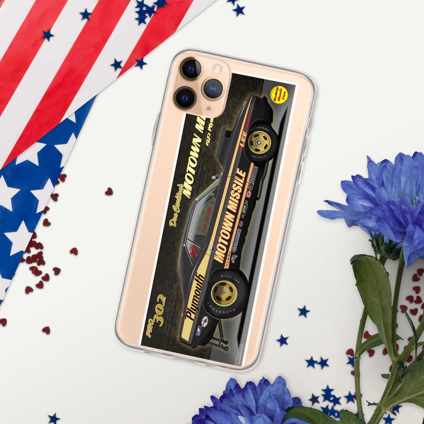 Motown Missile Cuda Clear Case for iPhone®
