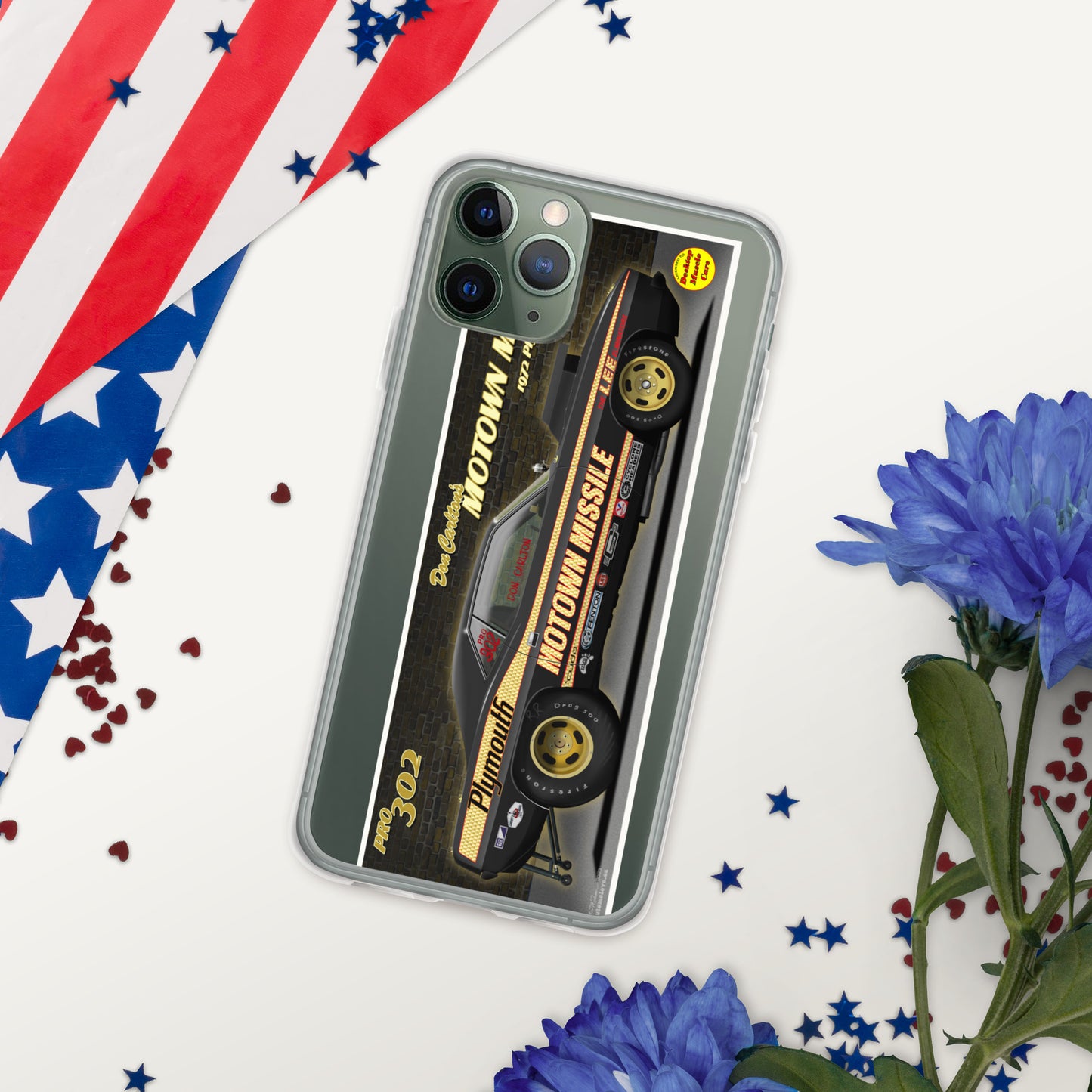 Motown Missile Cuda Clear Case for iPhone®