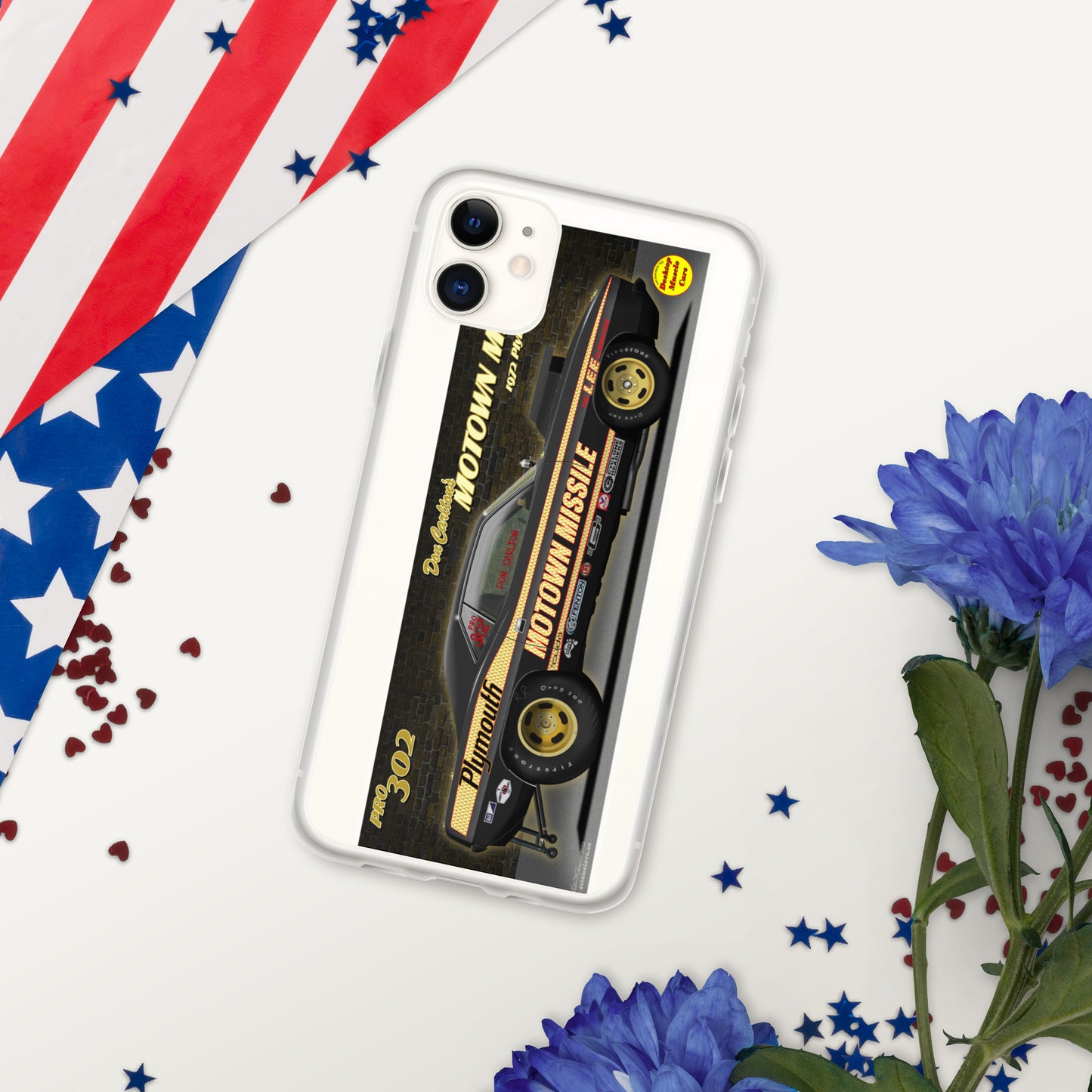 Motown Missile Cuda Clear Case for iPhone®