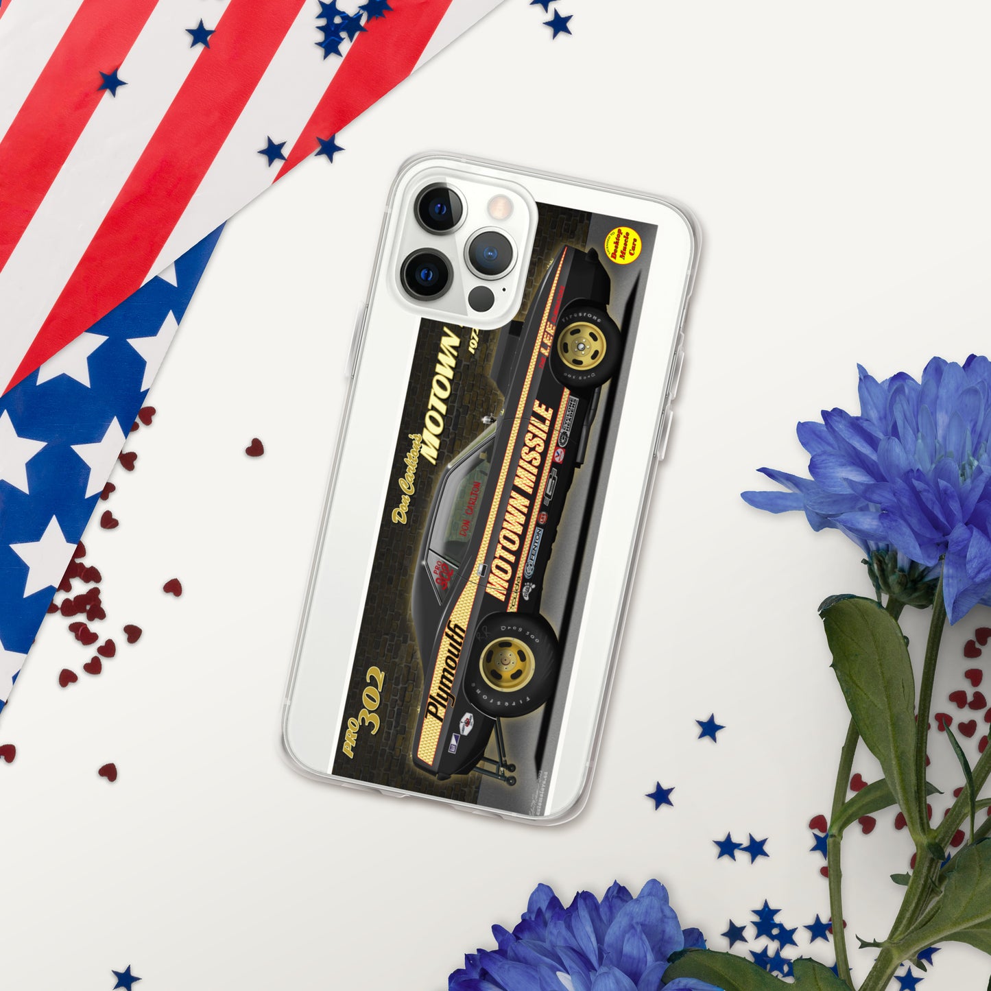 Motown Missile Cuda Clear Case for iPhone®