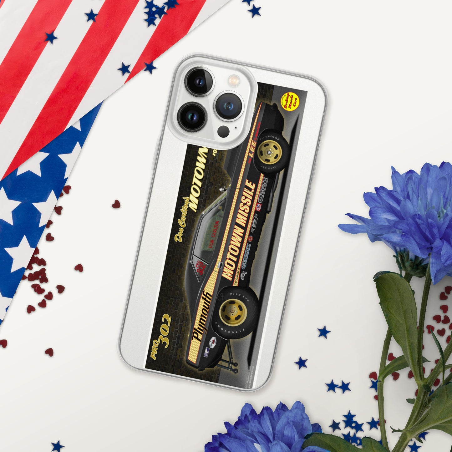 Motown Missile Cuda Clear Case for iPhone®