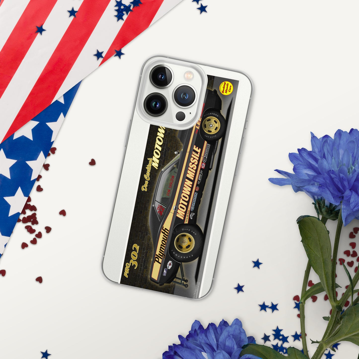 Motown Missile Cuda Clear Case for iPhone®