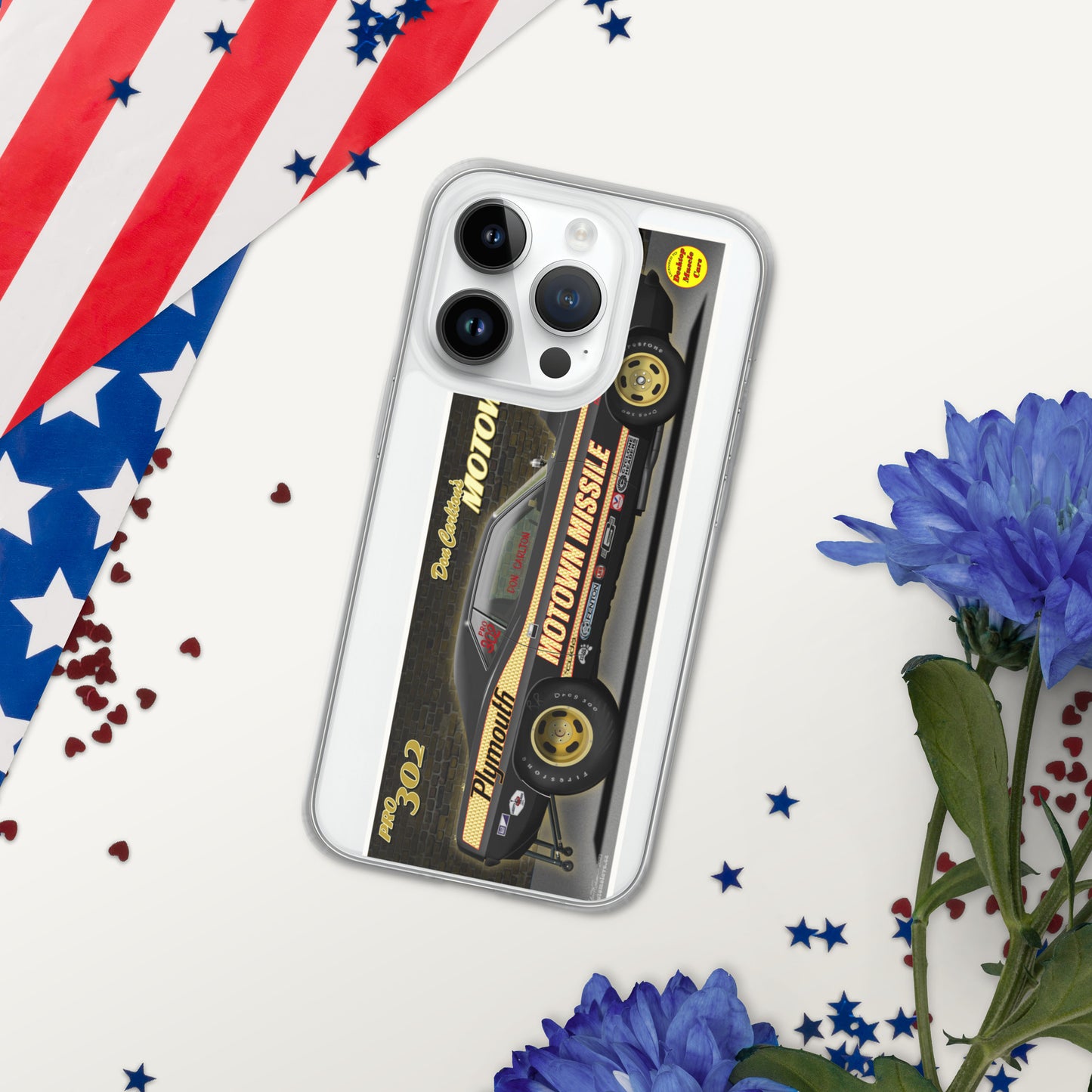 Motown Missile Cuda Clear Case for iPhone®